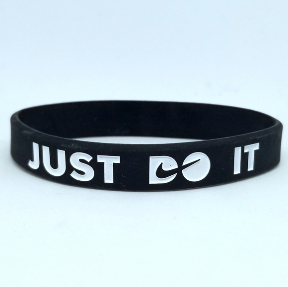 Nike Accessories Nike Silicone Wristband Bracelet Id Baller Band